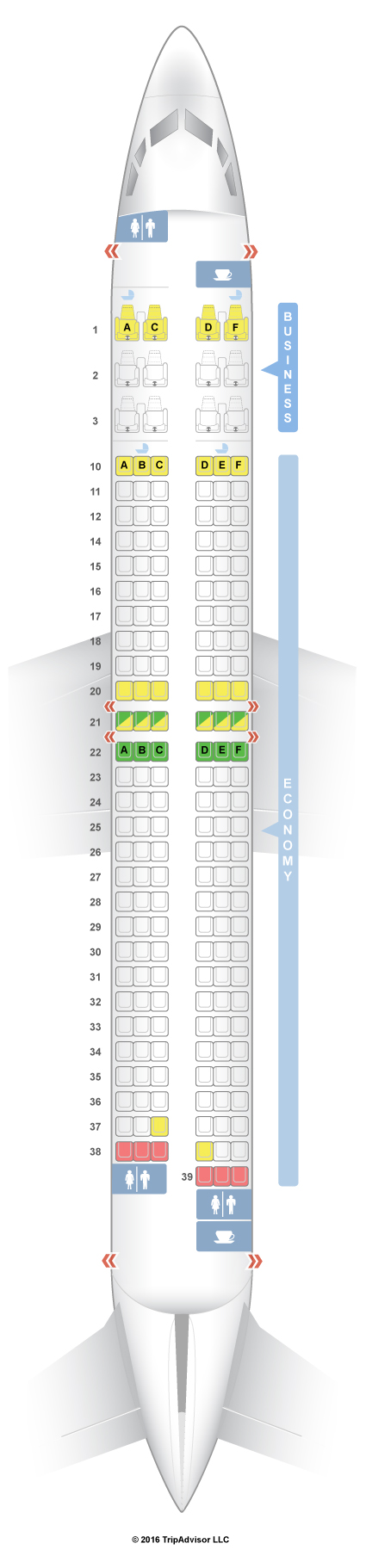 737 900 Aircraft Seating Chart