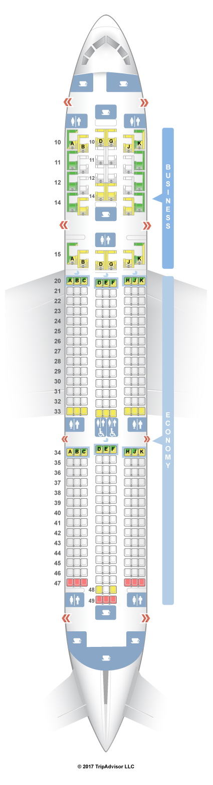 Boeing Dreamliner Seating Chart