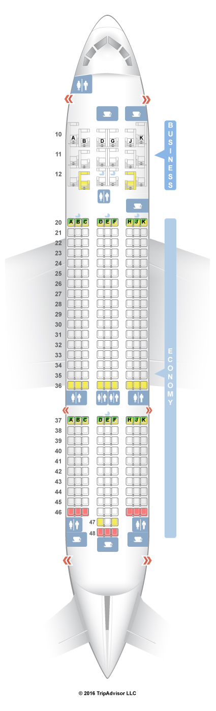Boeing 787 Jet Seating Chart