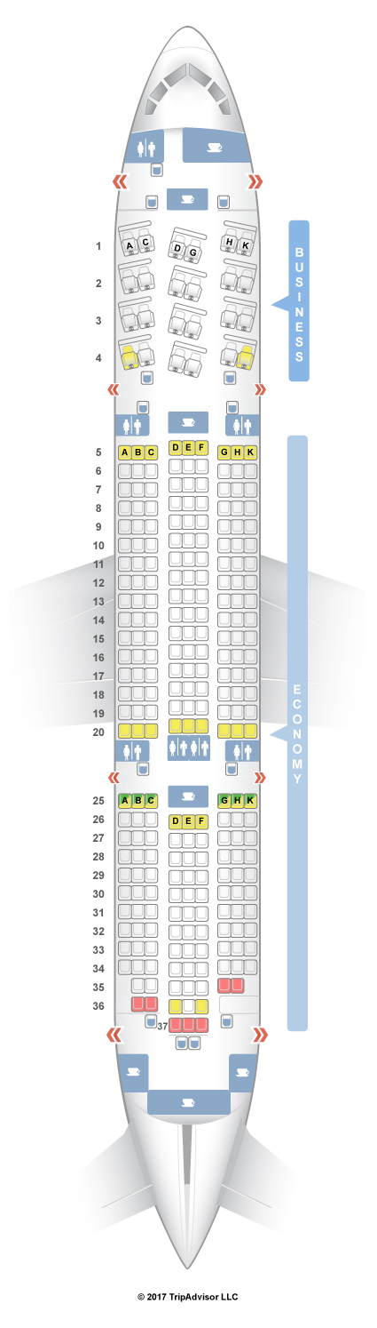 Boeing 787 Dreamliner Seating Chart