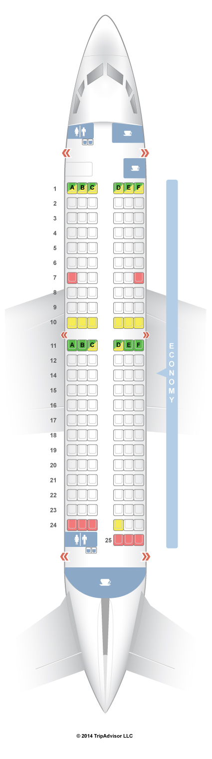Southwest Airlines Boeing 737 700 Seating Chart
