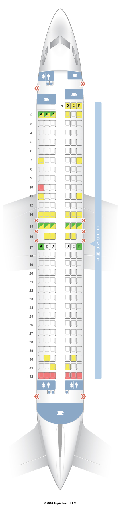 Sunwing 737 800 Seating Chart