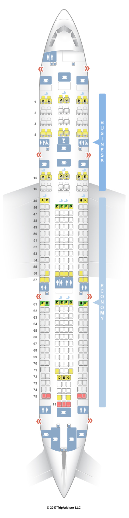 Airbus A340 600 Seating Chart South African Airways