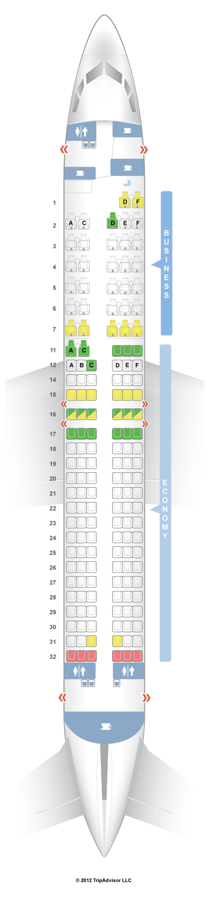 Flysafair Seating Chart