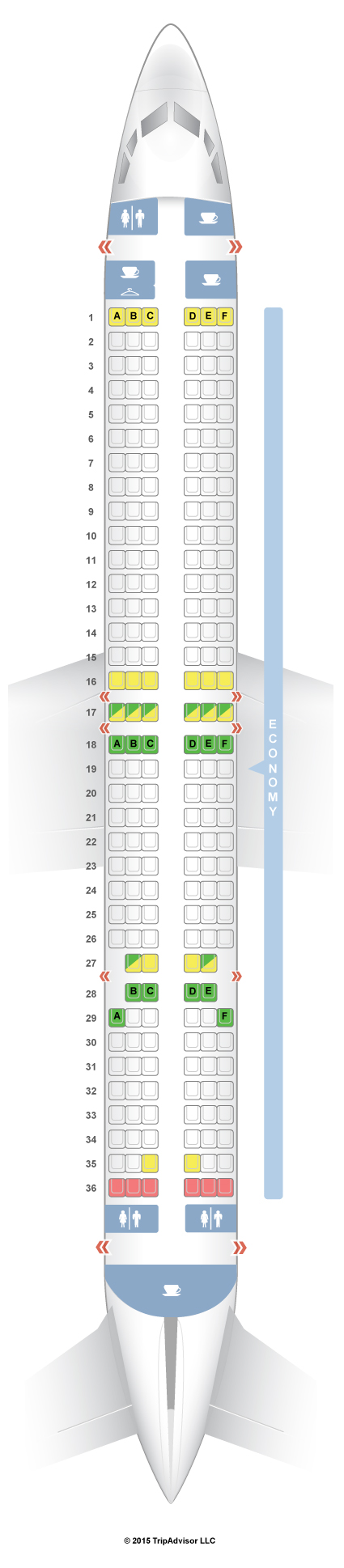 Boeing 739 Seating Chart