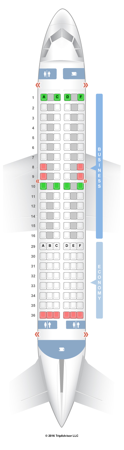 Swiss Air Seating Chart