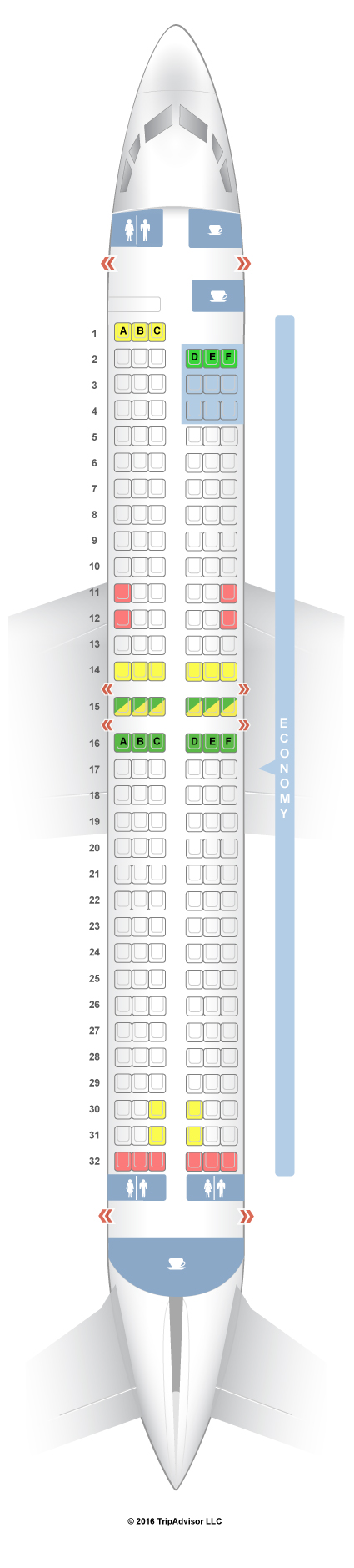 Sunwing 737 800 Seating Chart