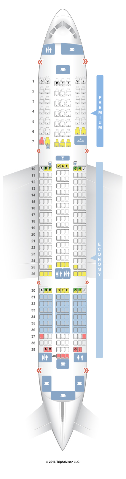 787 Dreamliner Seating Chart