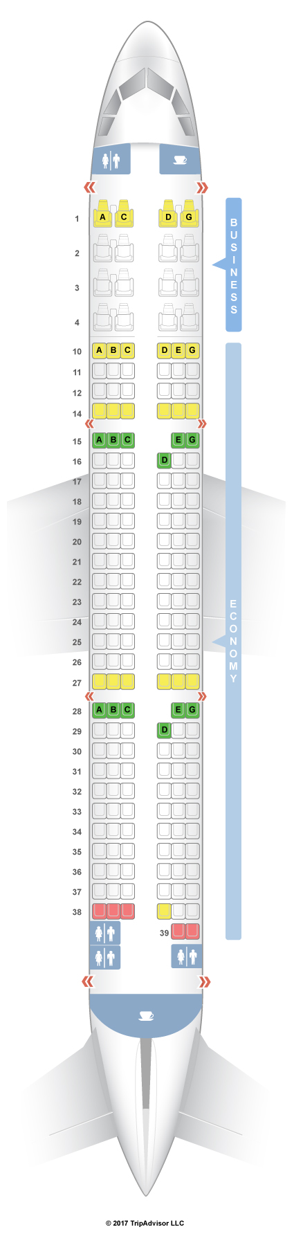 Vietnam Airlines Airbus A321 Seating Chart