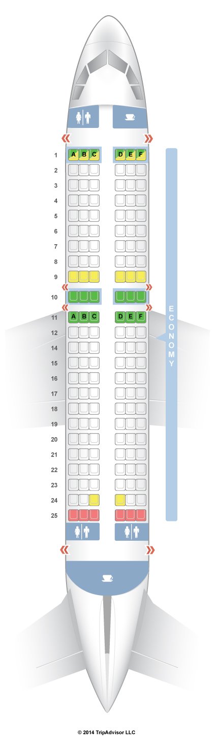 Airbus A320 United Airlines Seating Chart