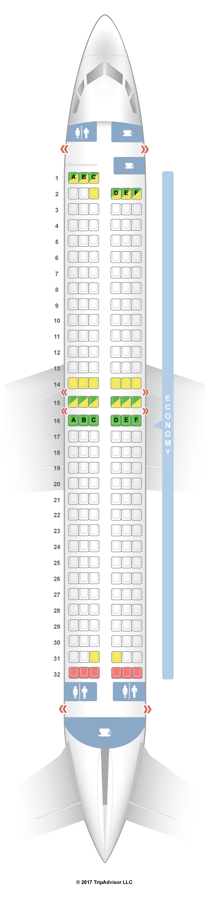 727 Seating Chart