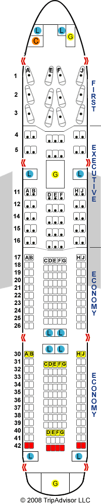 Air India Seat Map International