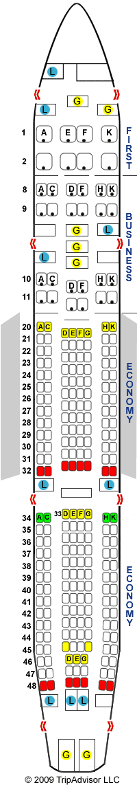 SeatGuru Seat Map Gulf Air