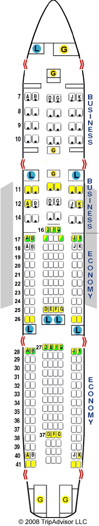 SeatGuru Seat Map SWISS