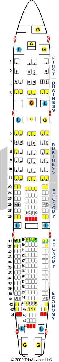 SeatGuru Seat Map SWISS