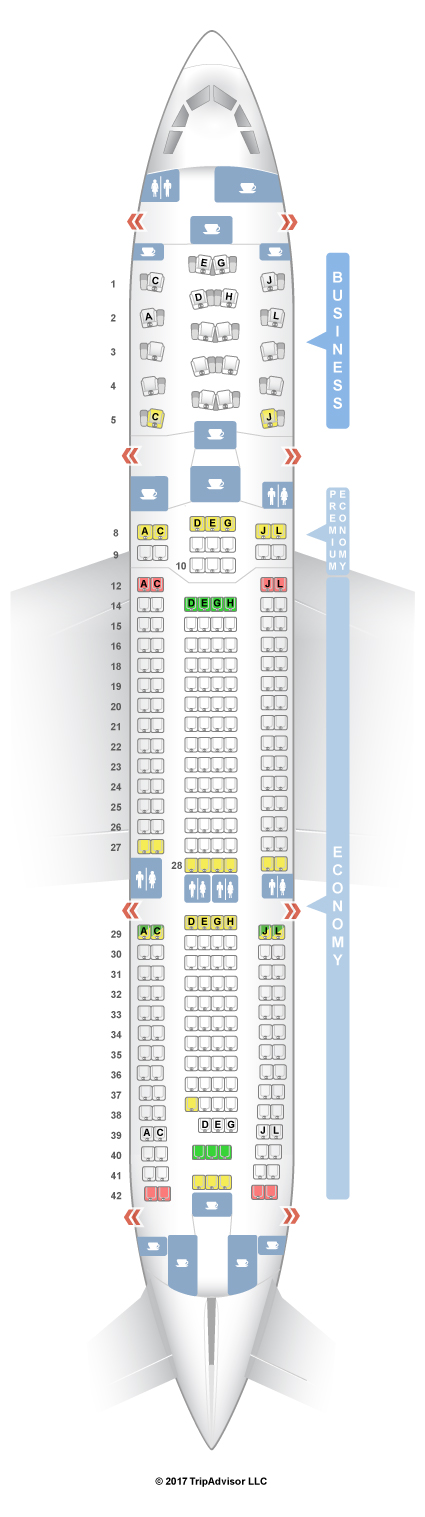 Airbus A Delta Seat Map