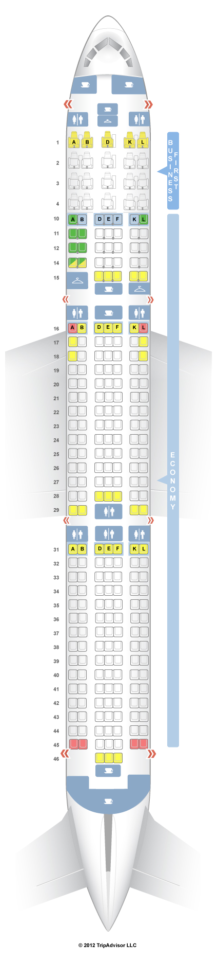 SeatGuru Seat Map United