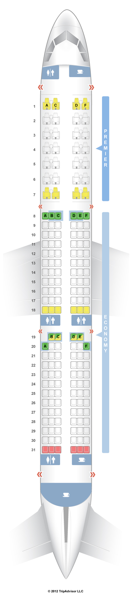 Seatguru Seat Map Aeroflot Seatguru