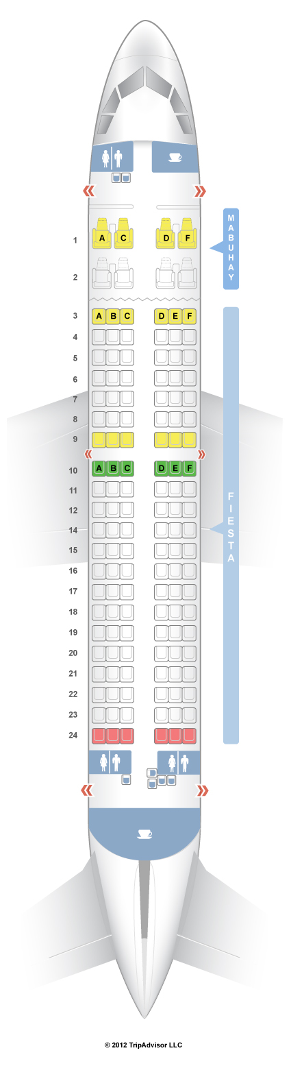 SeatGuru Seat Map Philippine Airlines