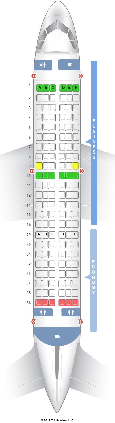 SeatGuru Seat Map SWISS