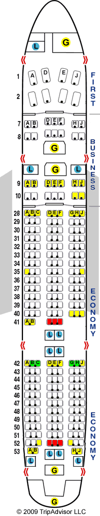 SeatGuru Seat Map Korean Air