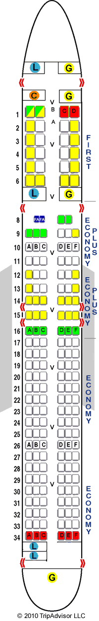 SeatGuru Seat Map United