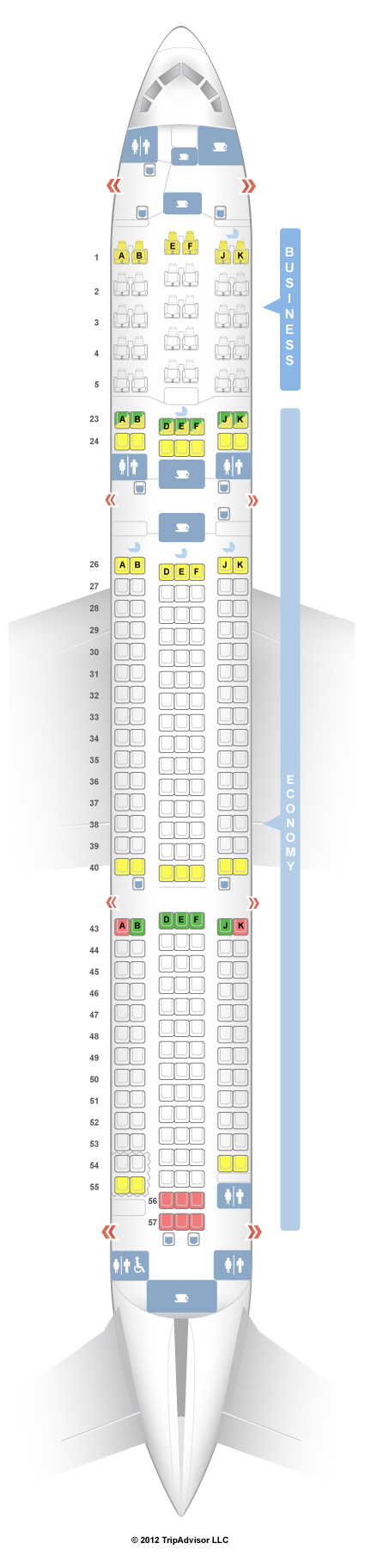 SeatGuru Seat Map Qantas