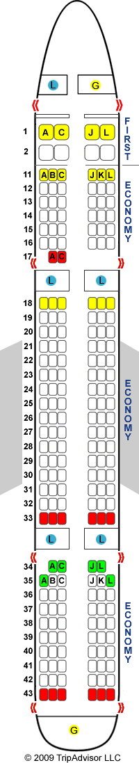 SeatGuru Seat Map Air China