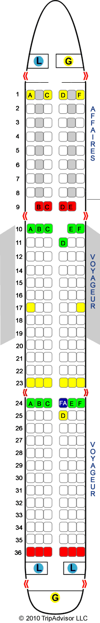 SeatGuru Seat Map Air France