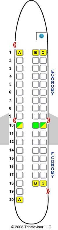 Air France Airbus A330 Seat Map