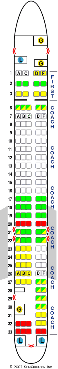 Alaska Airlines Flight Seating Chart