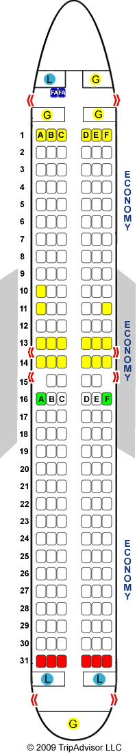 SeatGuru Seat Map Austrian