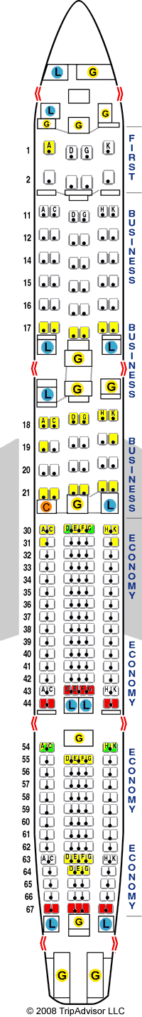 SeatGuru Seat Map Cathay Pacific