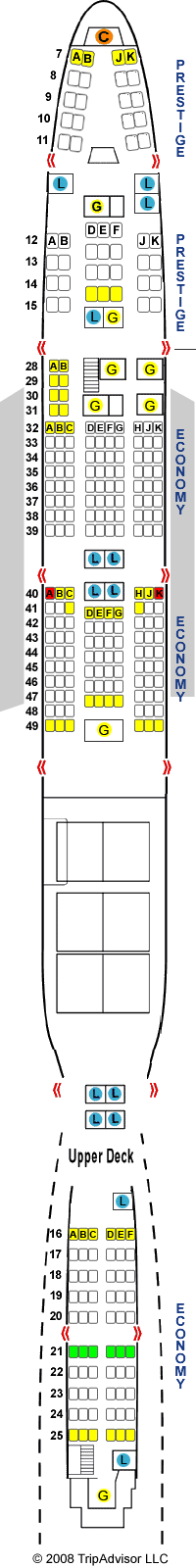 SeatGuru Seat Map Korean Air