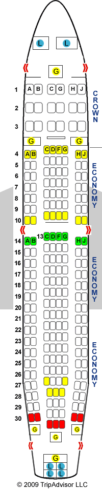 SeatGuru Seat Map Royal Jordanian