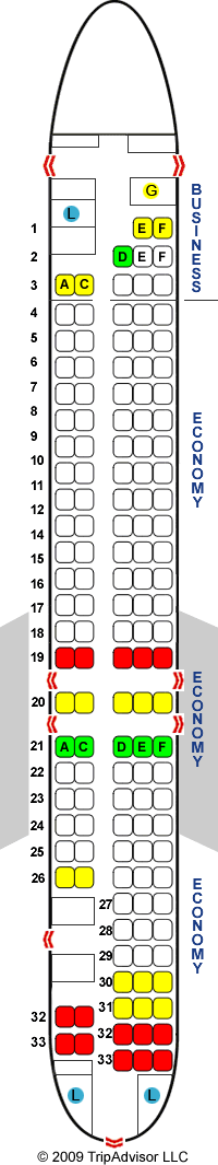 SeatGuru Seat Map SAS