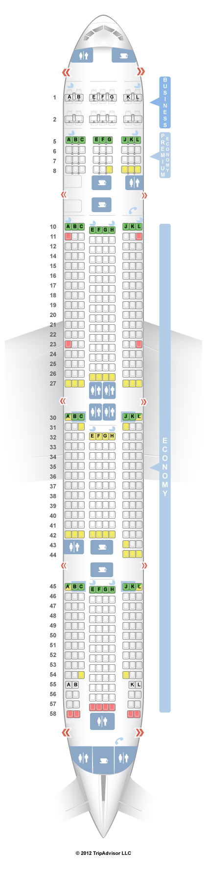 SeatGuru Seat Map Air France