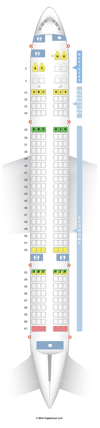 SeatGuru Seat Map China Southern