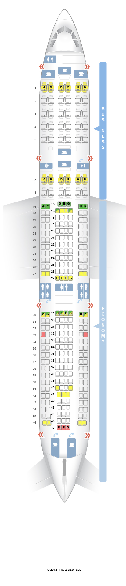 Lufthansa A380 Seat Map 9539