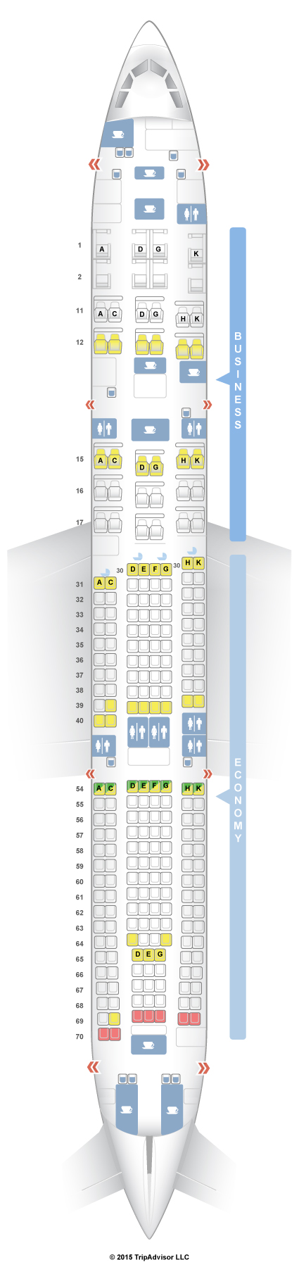 SeatGuru Seat Map SriLankan Airlines