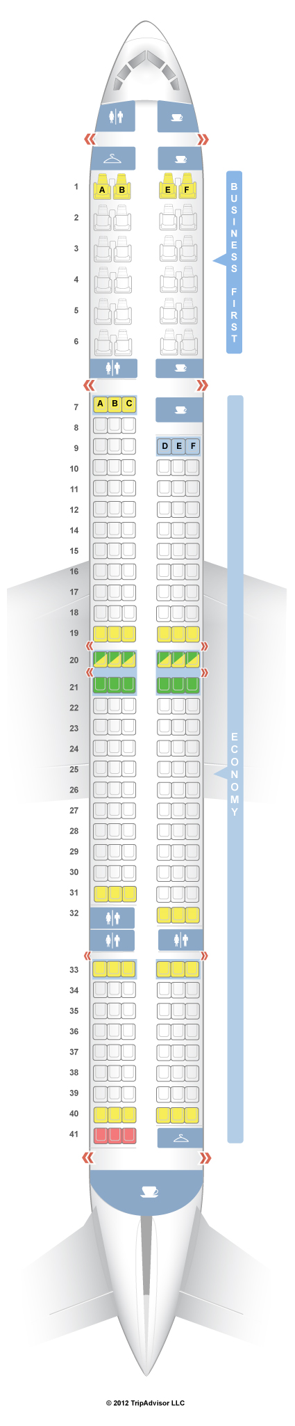 SeatGuru Seat Map United