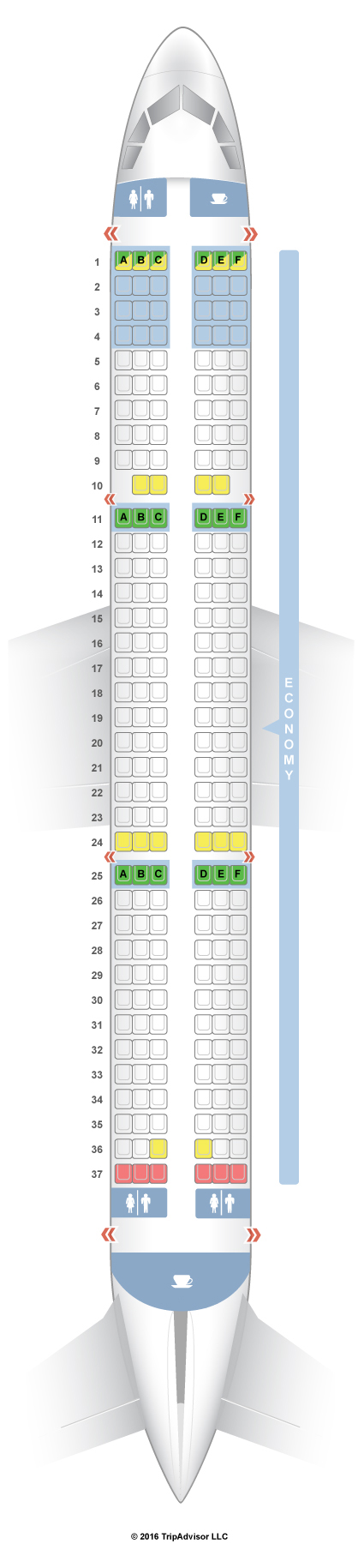 SeatGuru Seat Map Volaris