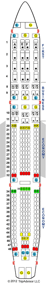 SeatGuru Seat Map Gulf Air