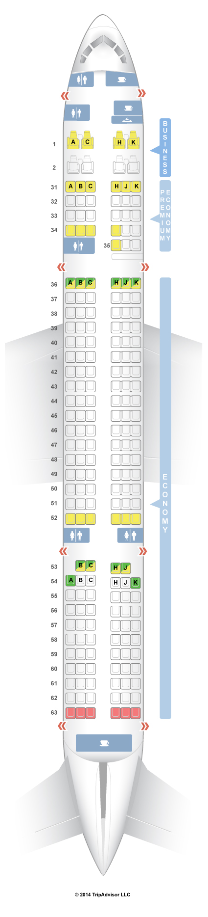 SeatGuru Seat Map China Southern