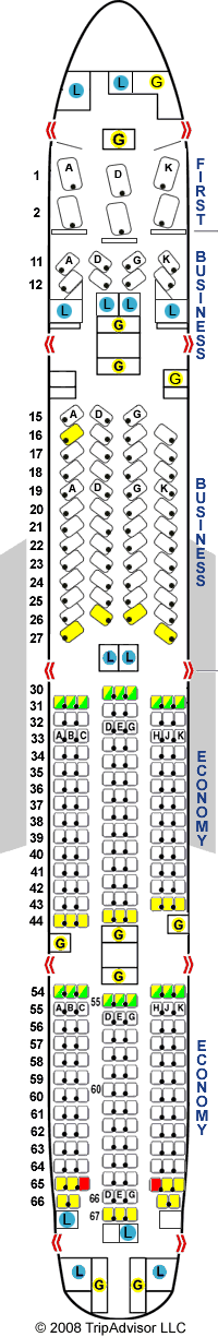 B77w Seat Map Cathay Pacific China Map Tourist Destinations