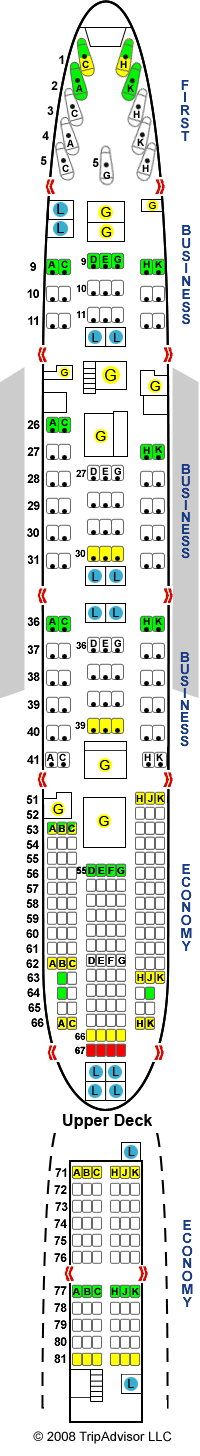 SeatGuru Seat Map Japan Airlines