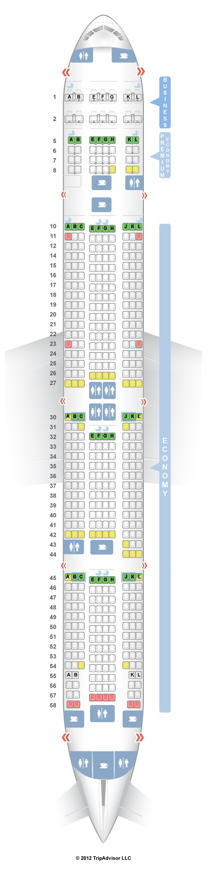 SeatGuru Seat Map Air France