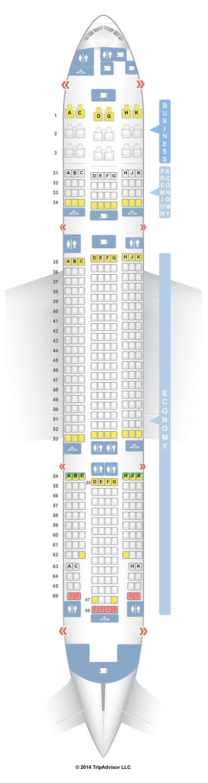 china southern seat map Seatguru Seat Map China Southern Seatguru china southern seat map