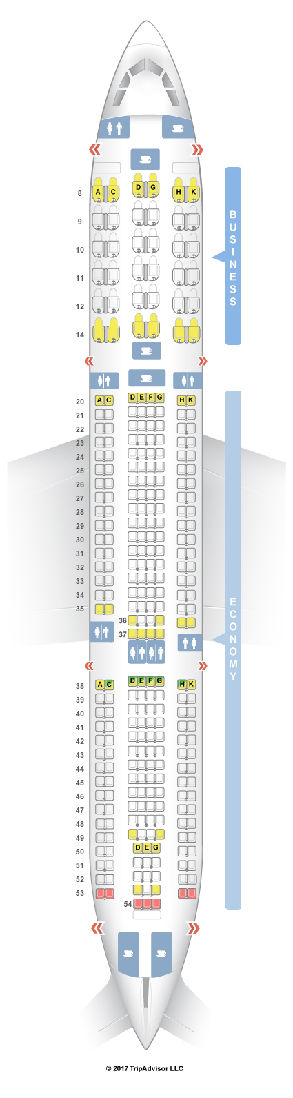 egypt air seat map Seatguru Seat Map Egyptair Seatguru egypt air seat map