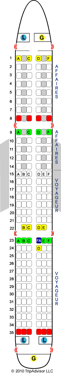 SeatGuru Seat Map Air France